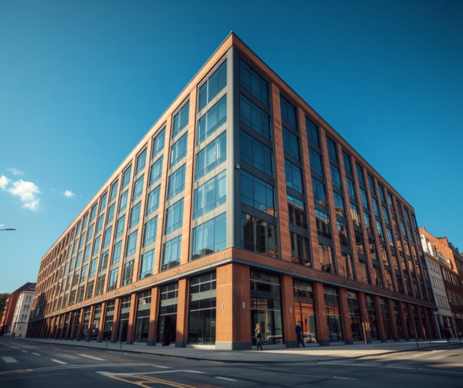 Modern commercial office building in London (illustration) — Zuma Global | בניין משרדים מסחרי מודרני בלונדון (אילוסטרציה) — זומא גלובל
